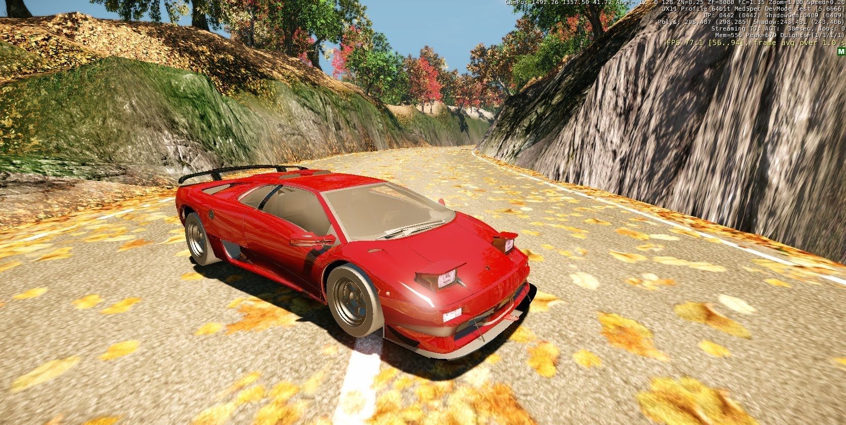 Red car from Need for Speed