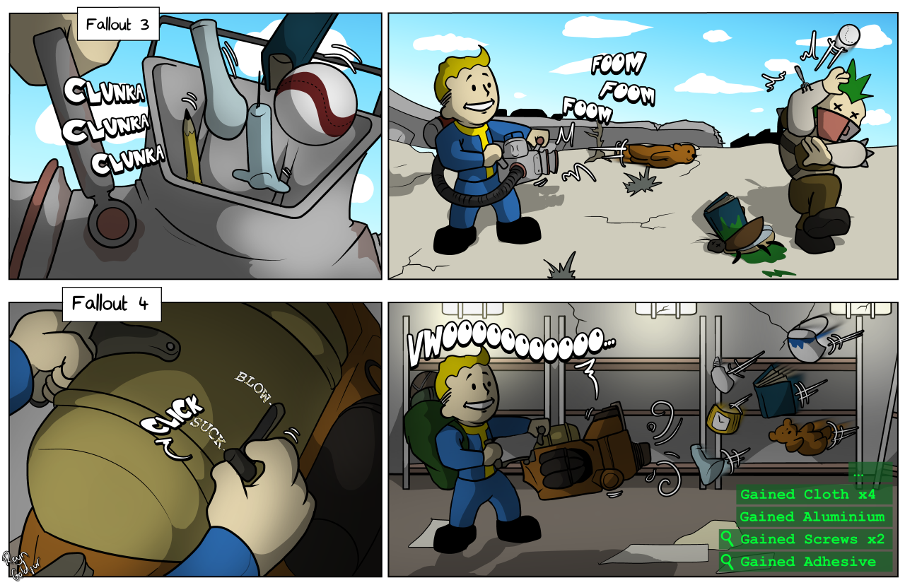 Fallout 3 vs Fallout 4