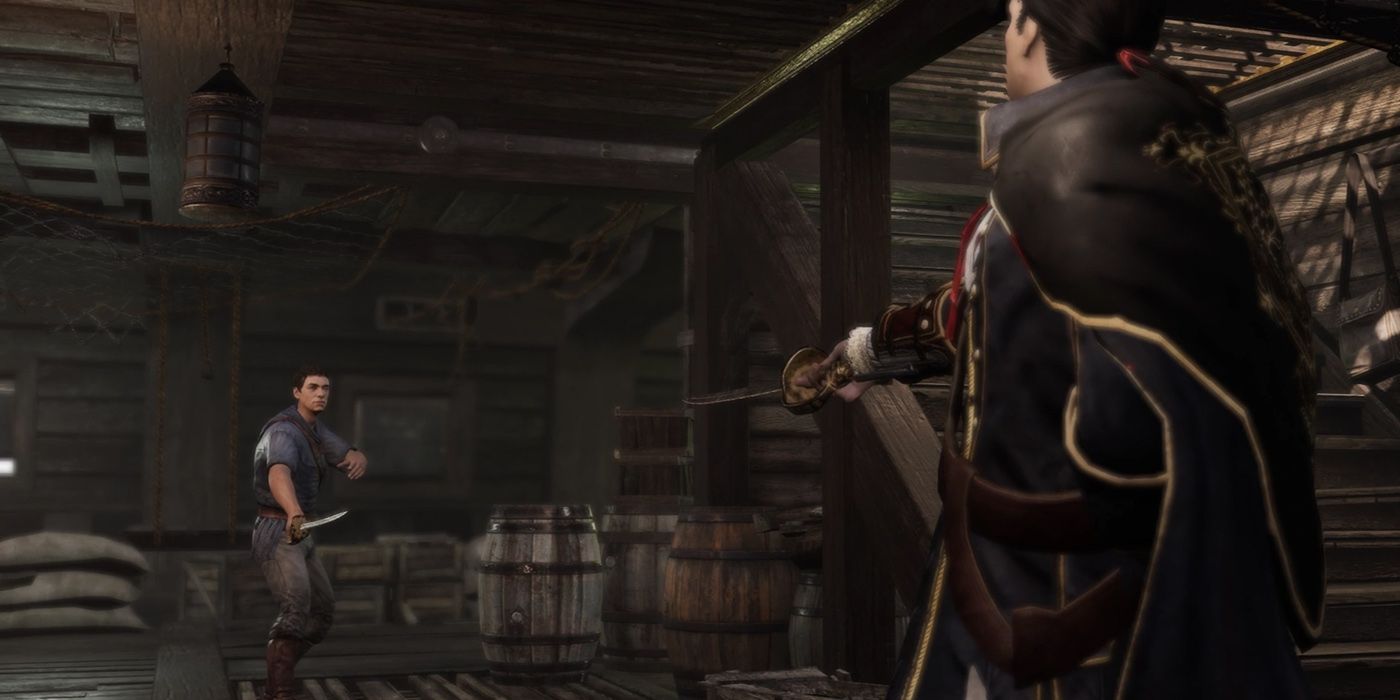 Assassin's Creed: Louis Mills And Haytham Getting Ready To Fight