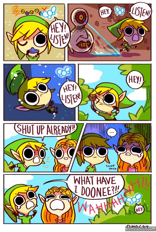Zelda comic via memecenter.com
