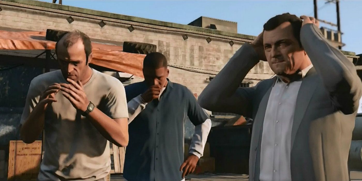 Grand Theft Auto V Trevor Franklin and Michael
