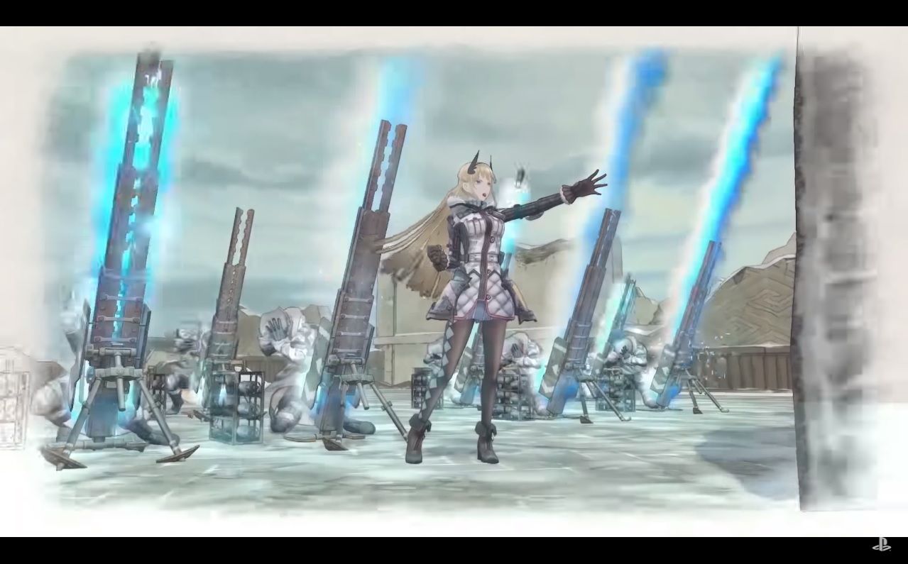 Screenshot from Valkyria Chronicles 4