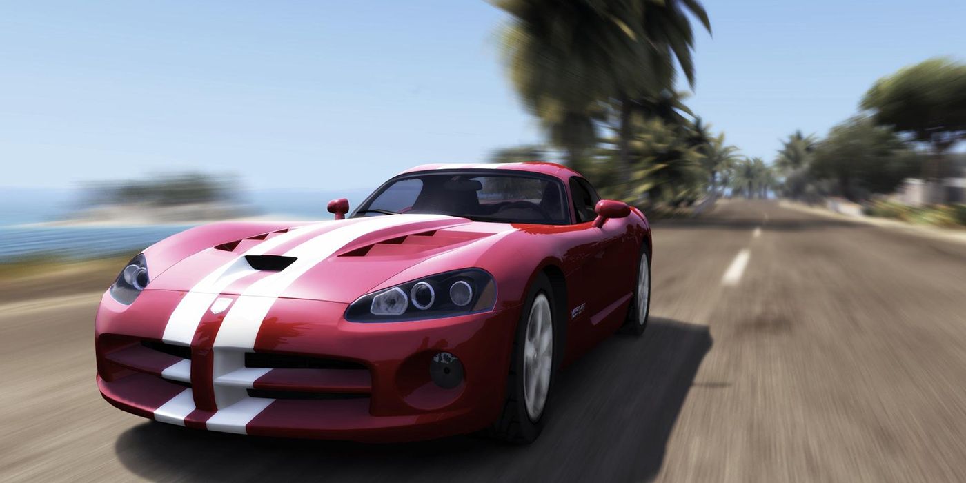 Test Drive Unlimited 2 In-Game Footage Of A Car Going Real Fast