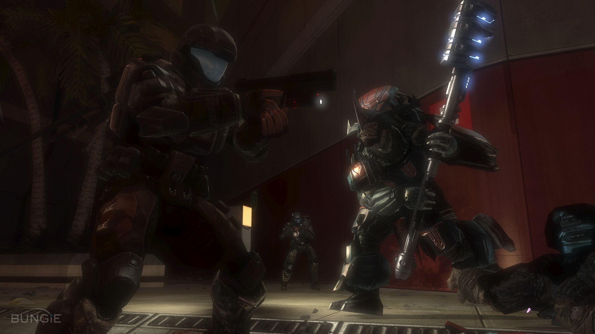 ODST confronting Brute Chieftain
