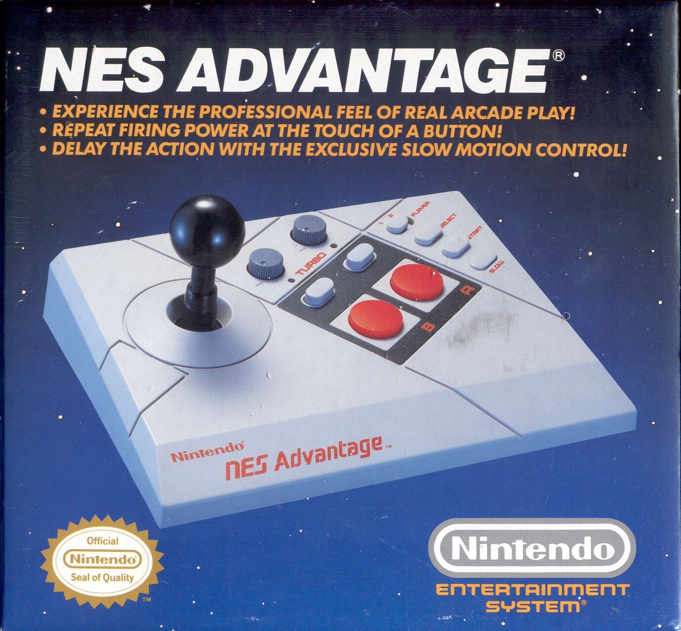 the box of an NES Advantage controller.