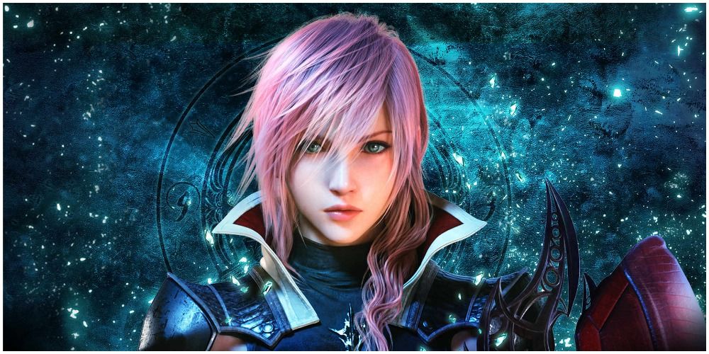 Lightning Returns promo art, close up of Lightning