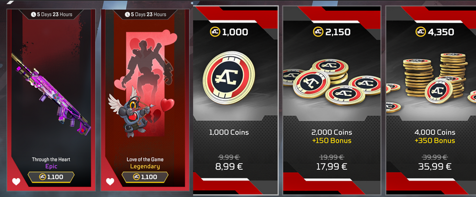 Apex Legends Store