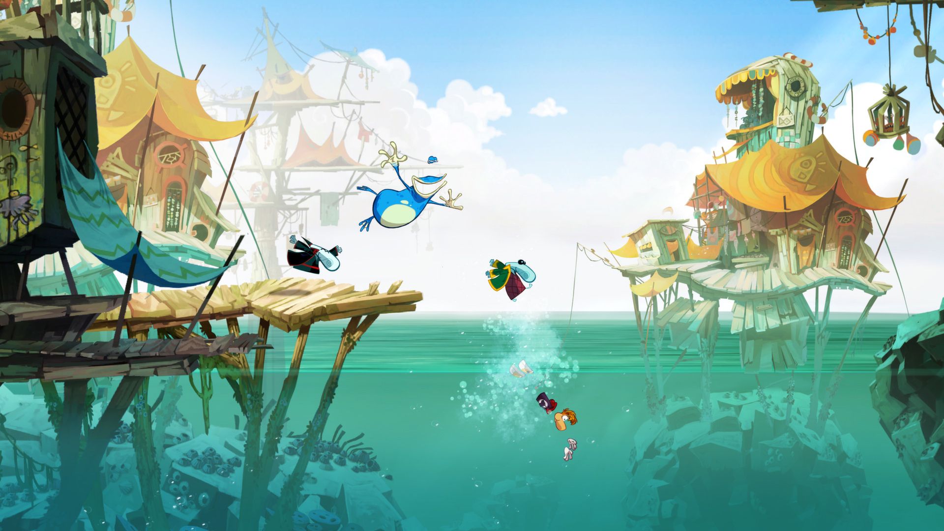 Rayman Underwater Level