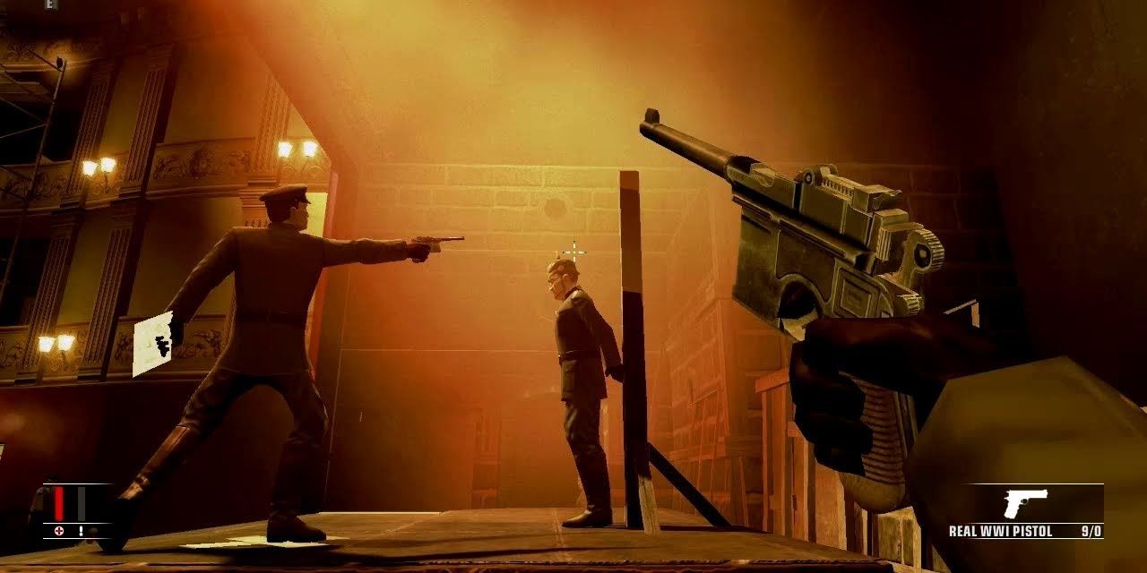 Stage play scene in Curtains Down Hitman Blood Money