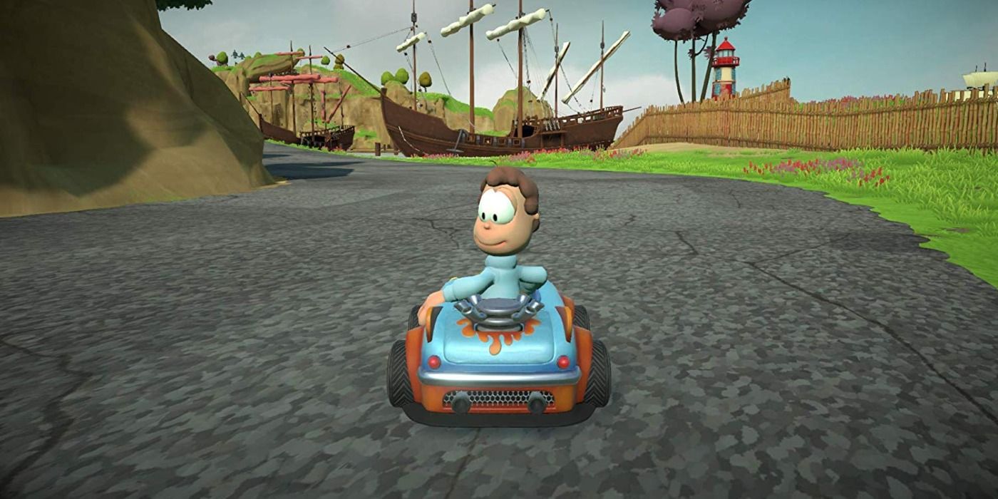 Garfield Kart 2 Jon Dog Drink Vet