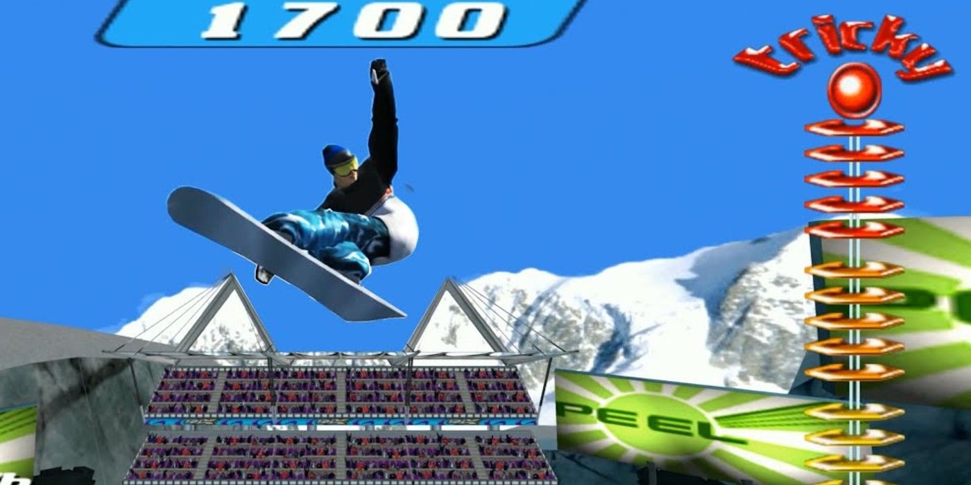filling Tricky meter and leaping off ramp in SSX Tricky