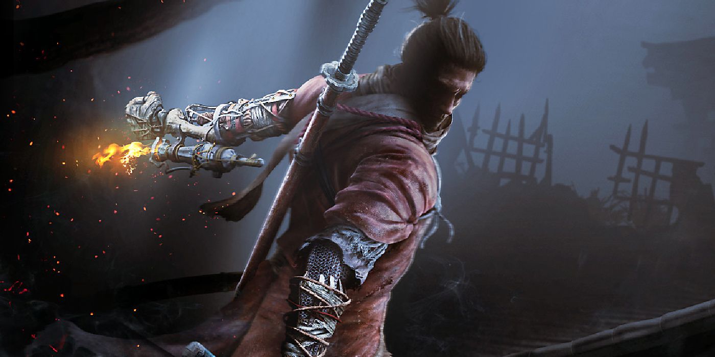 Wolf ready to fight in Sekiro