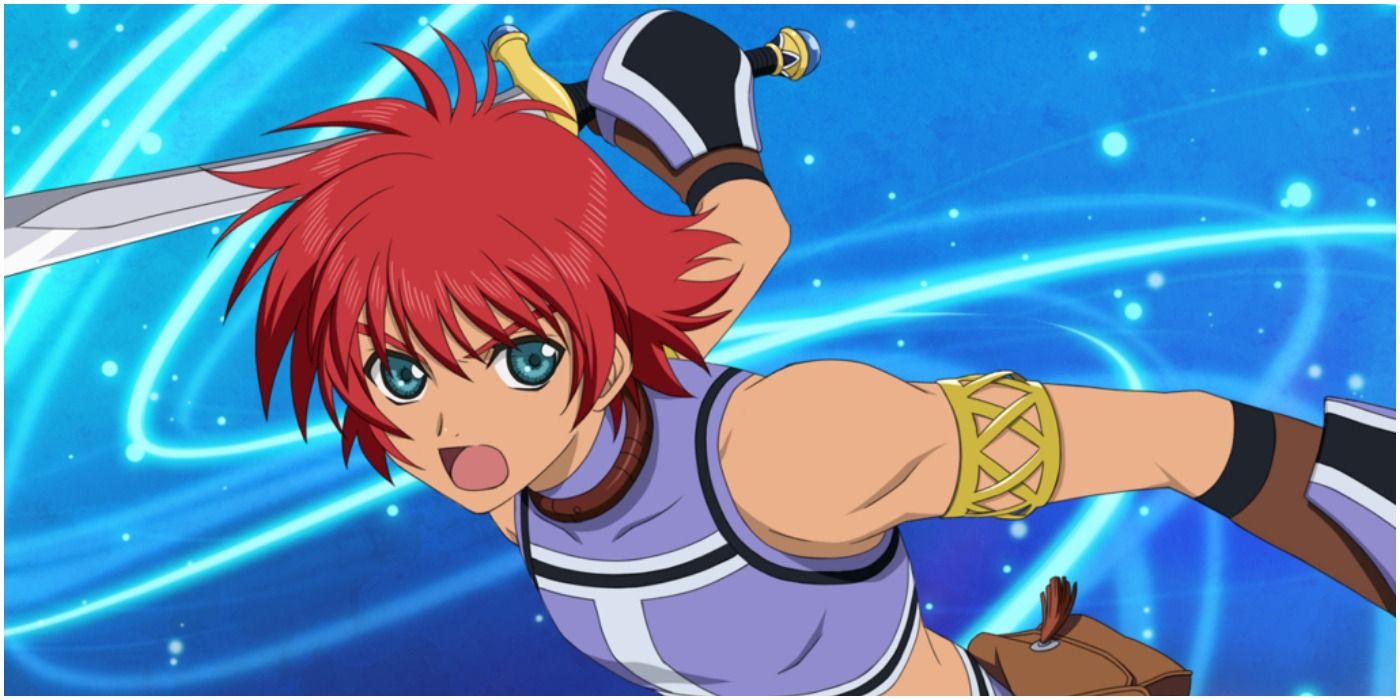 Reid holding sword from Tales of Eternia