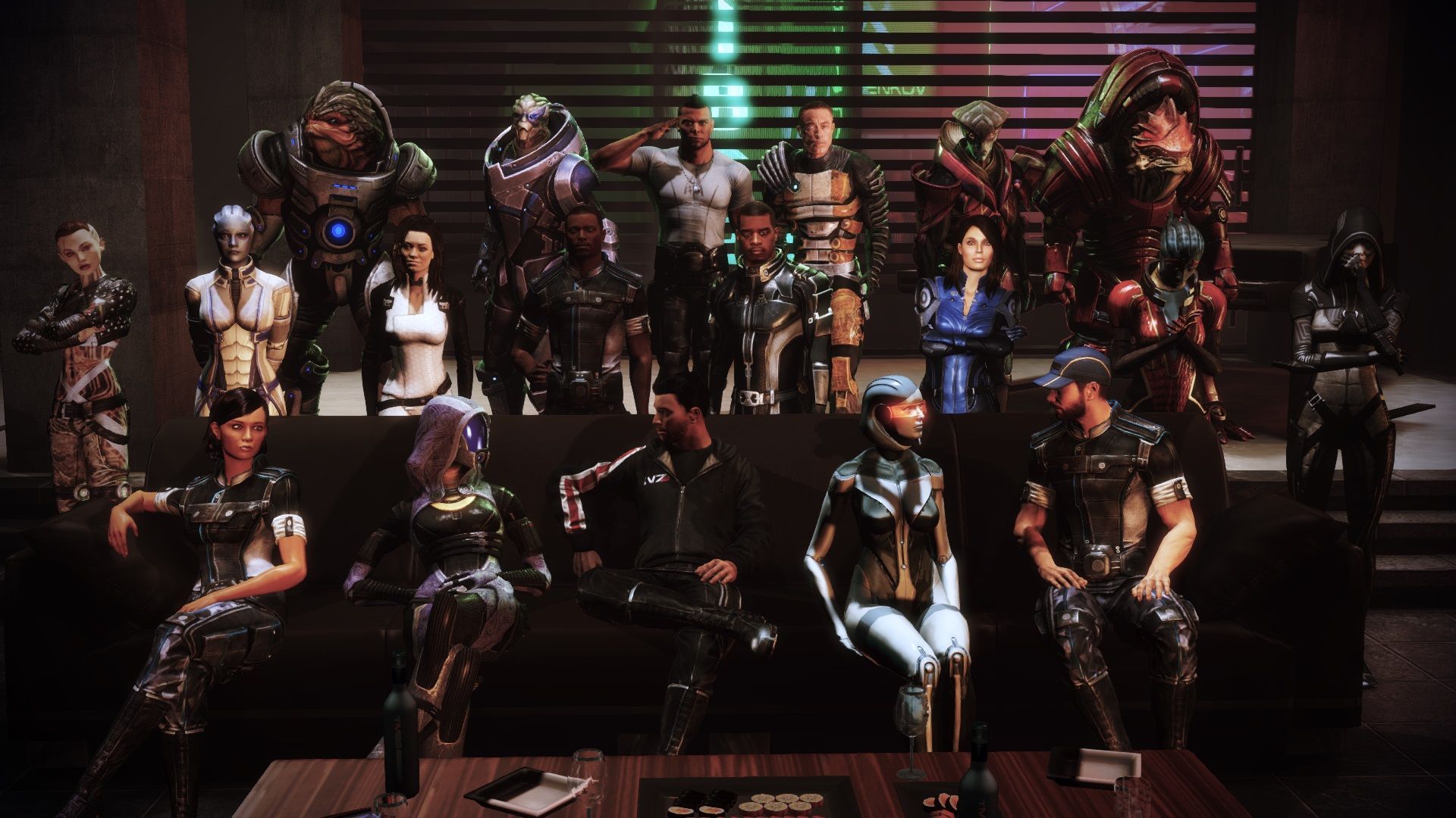 Mass Effect 3 Citadel DLC group photo