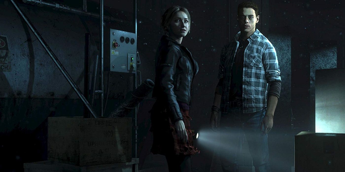 Until Dawn Hayden Panettiere and Rami Malek