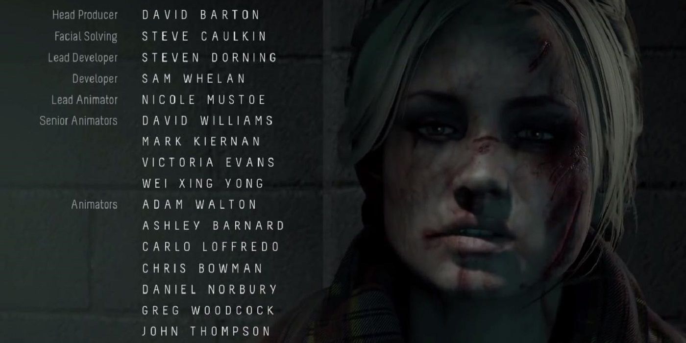 Until Dawn credits