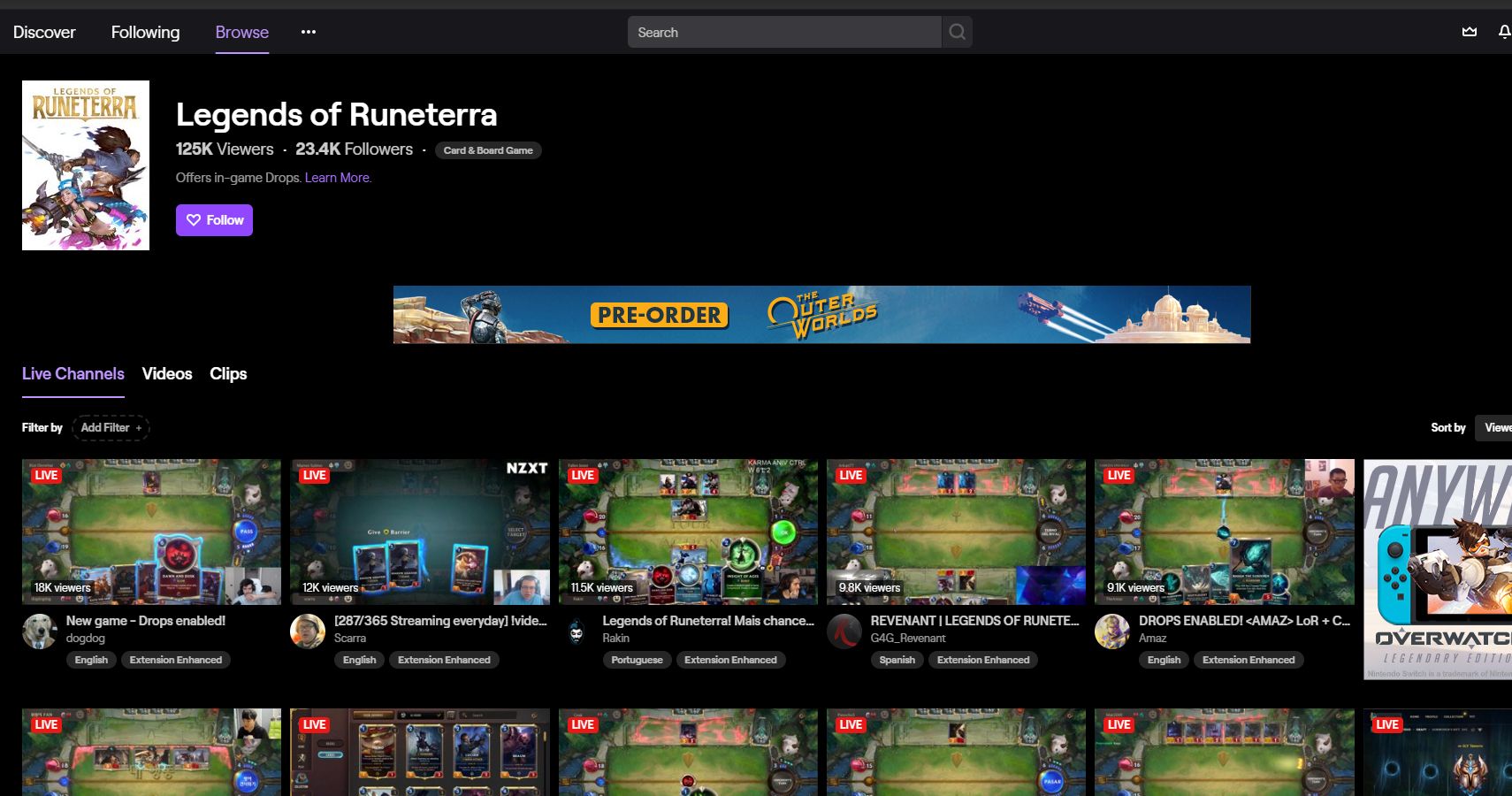 Legends Of Runeterra On Twitch