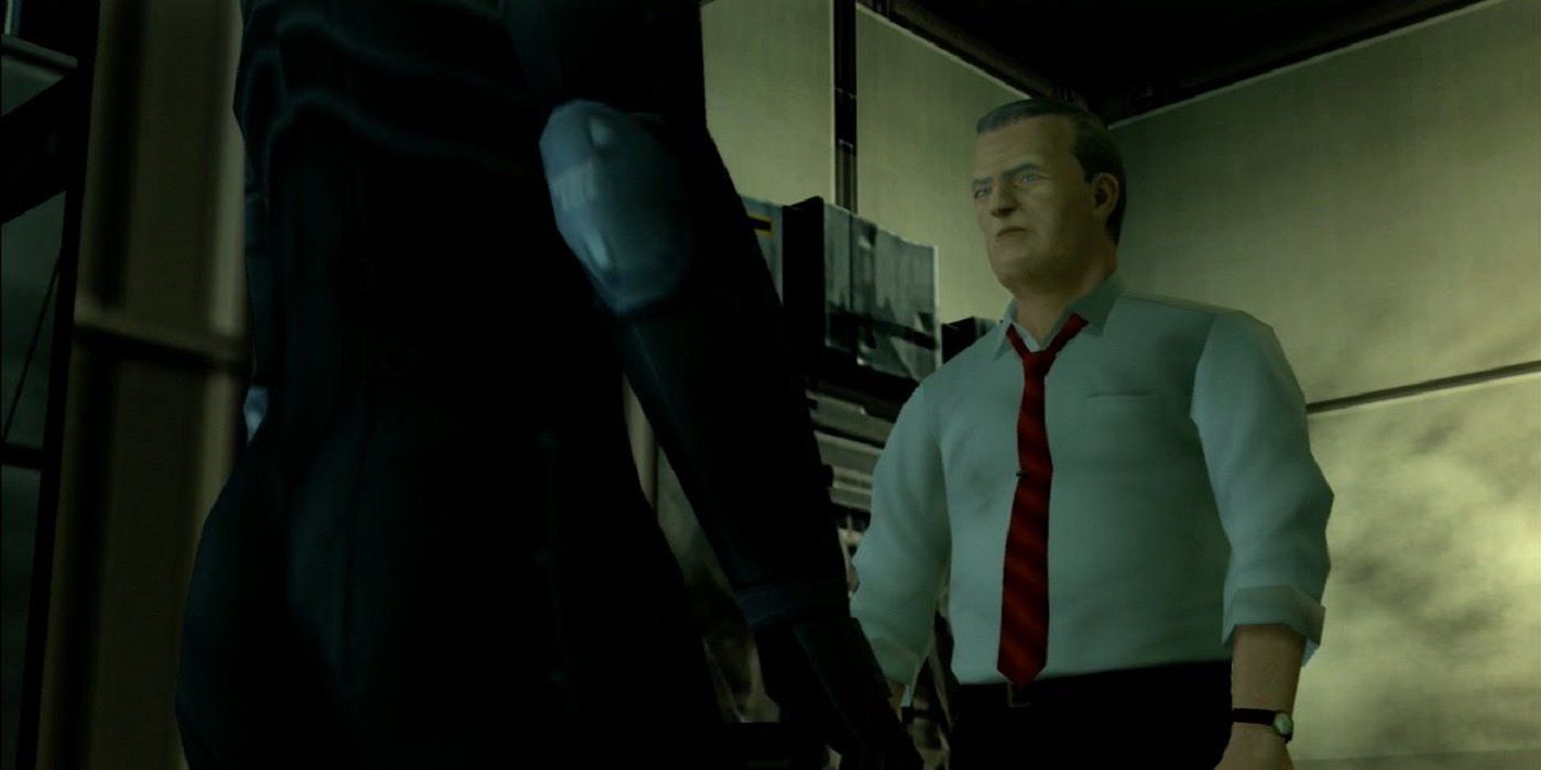 Metal Gear Solid 2 president Johnson
