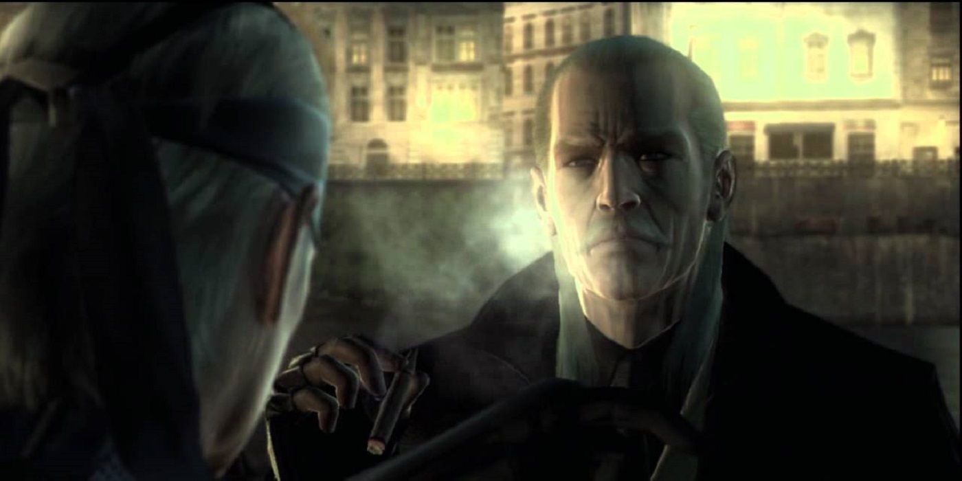 Metal Gear Solid 4 act 3 ending Liquid Ocelot and Snake