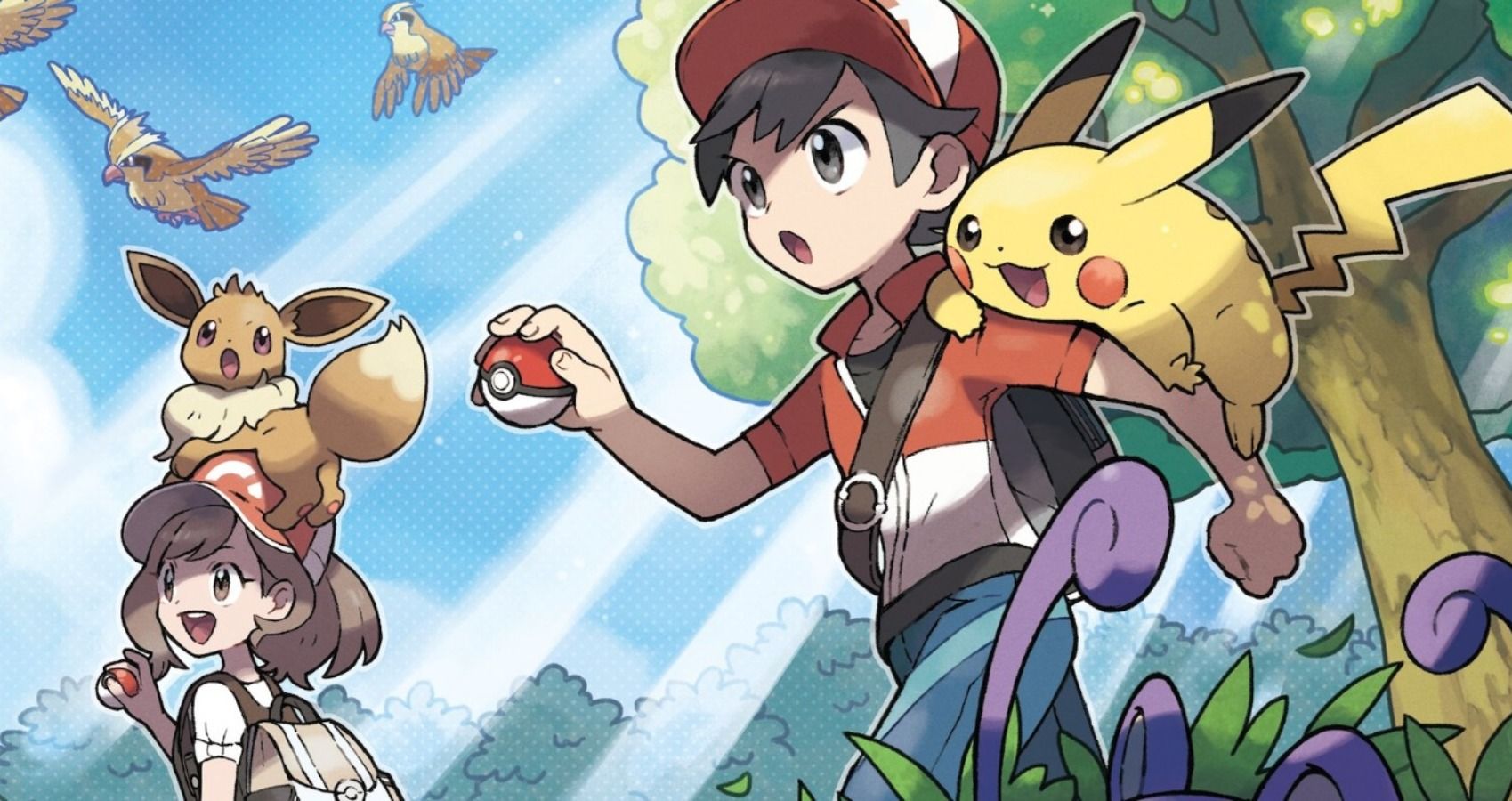 Pokemon Let's Go Trainers Cover