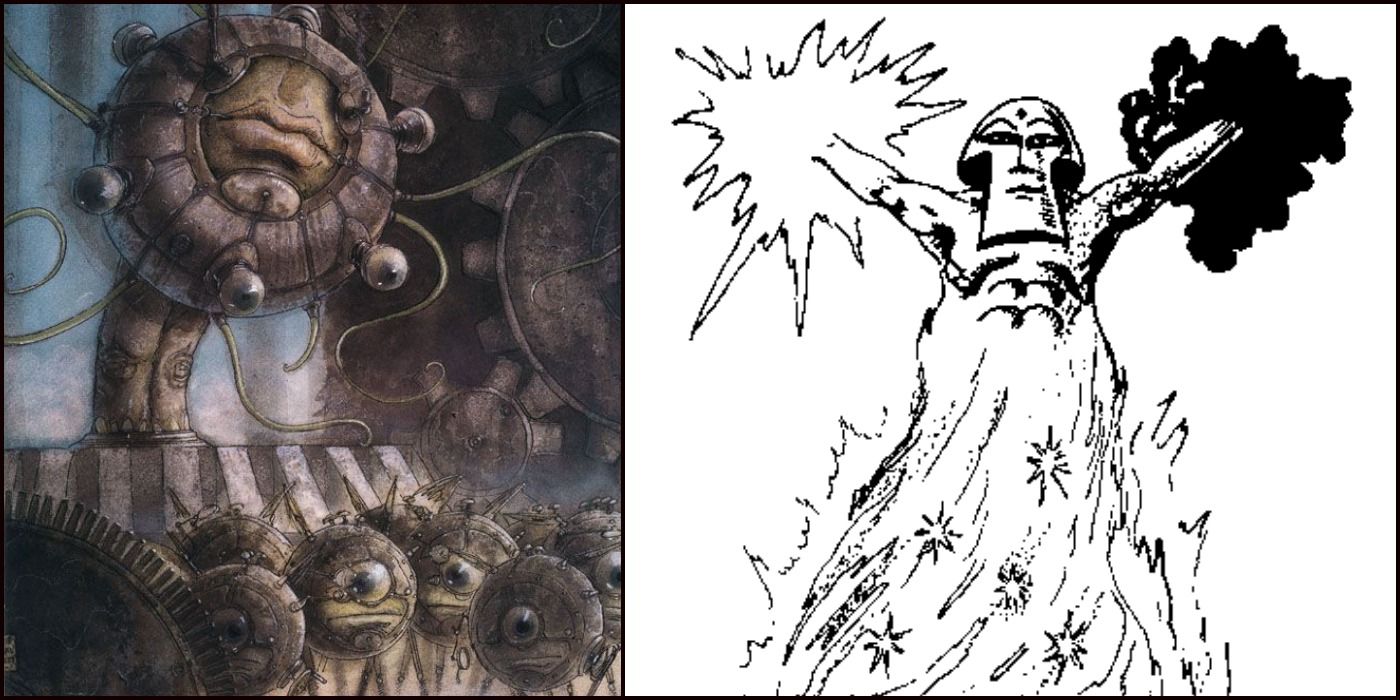 image of Modron and Primus from Dungeons and Dragons