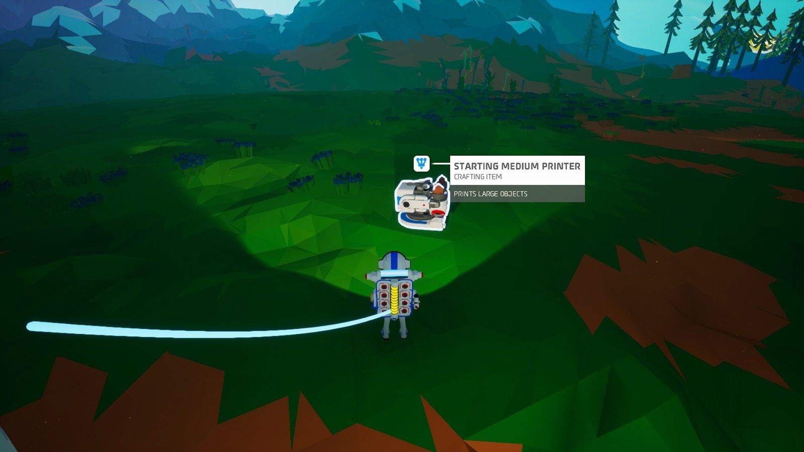 Overview of constructed medium printer