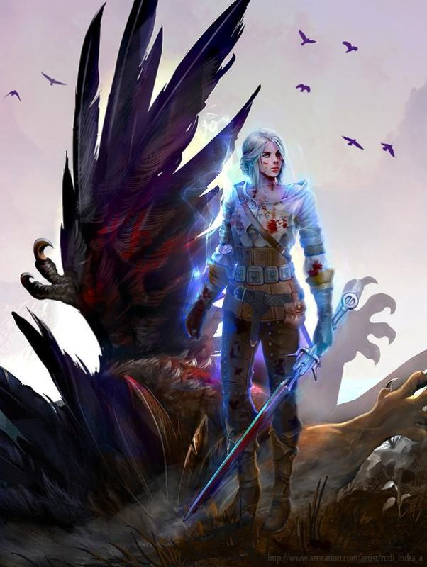 Ciri Fan Art By basotahuikan