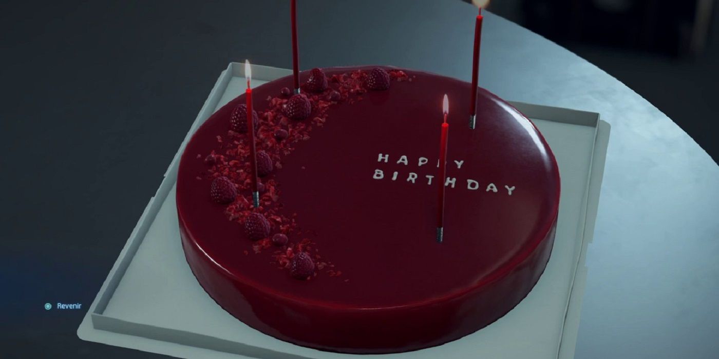 Death Stranding birthday cake