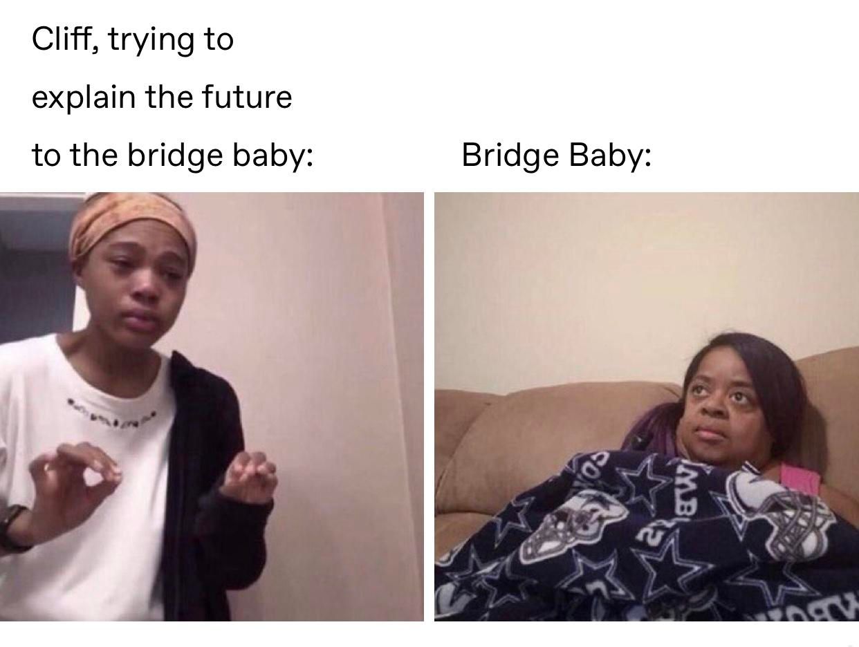 Death Stranding clif and BB meme