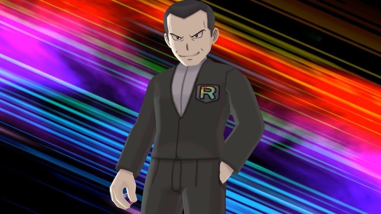 Giovanni Grins Before He Battles Pokemon