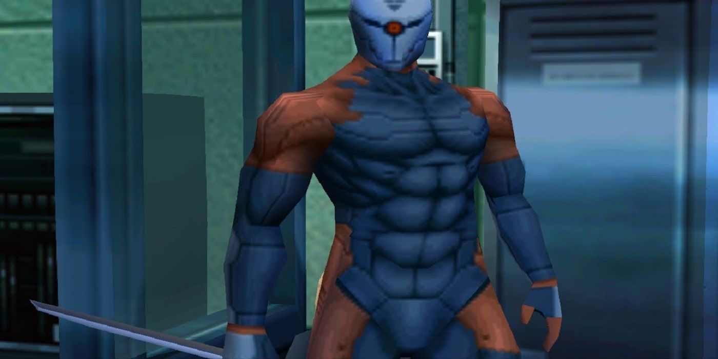Grey Fox MGS 1 right before the boss fight