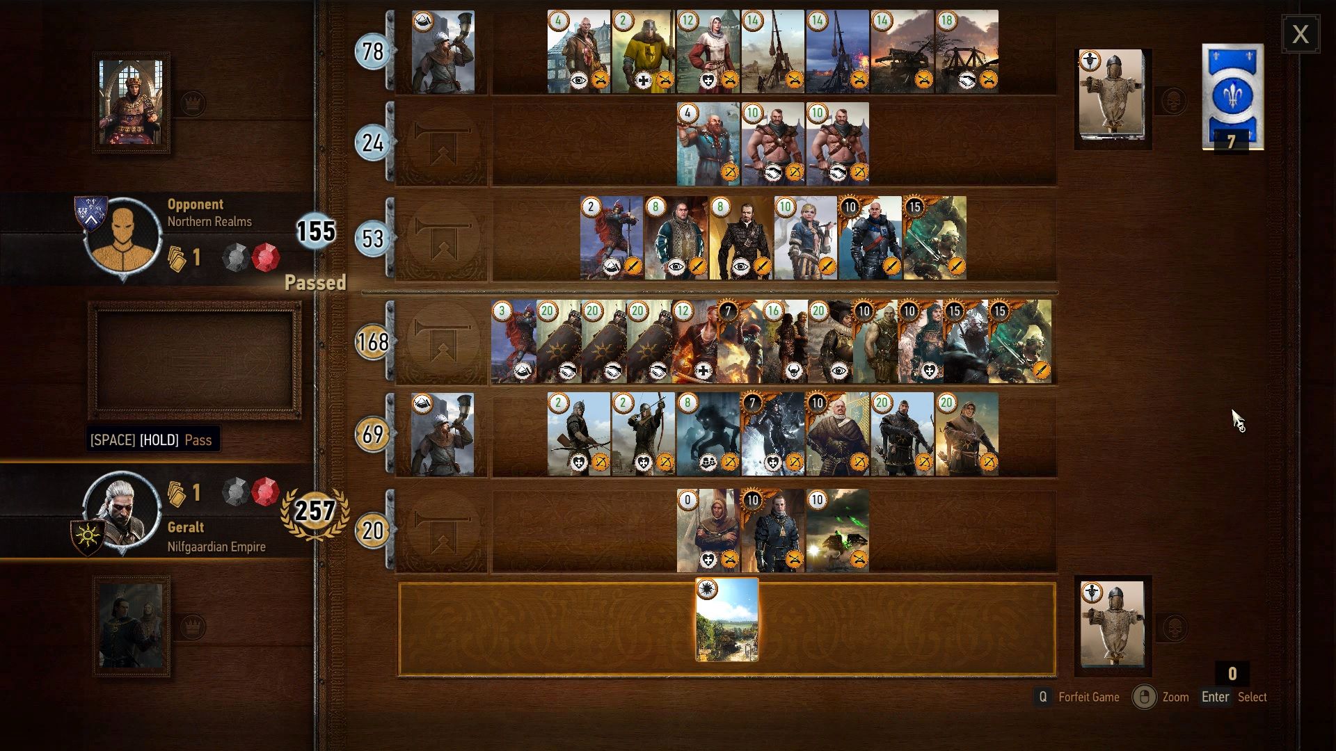 A game of Gwent