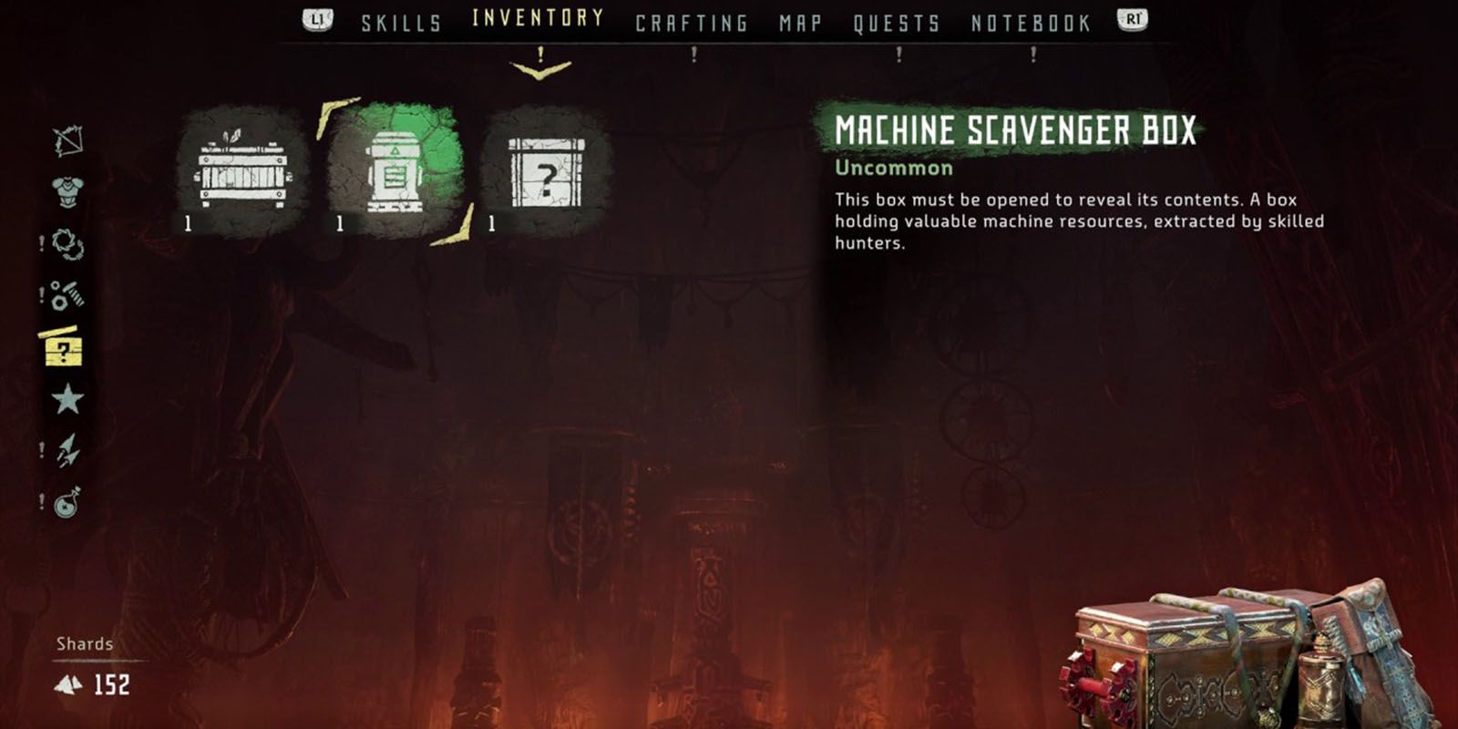 HZD Machine Scavenger Box