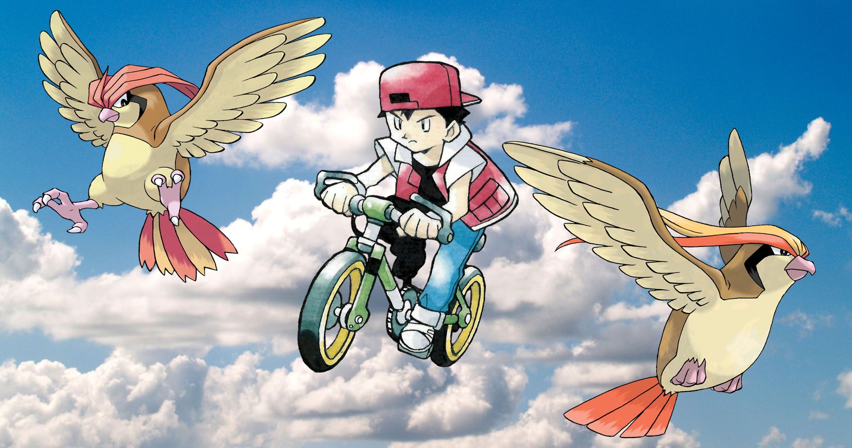 Pokemon Red Flying Glitch Cover