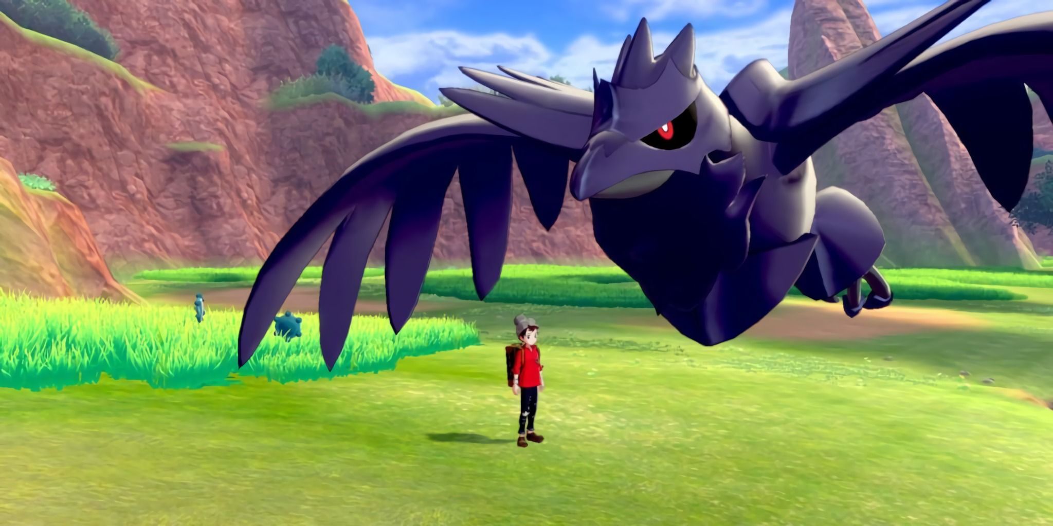 Pokemon Sword and shield corviknight wild area