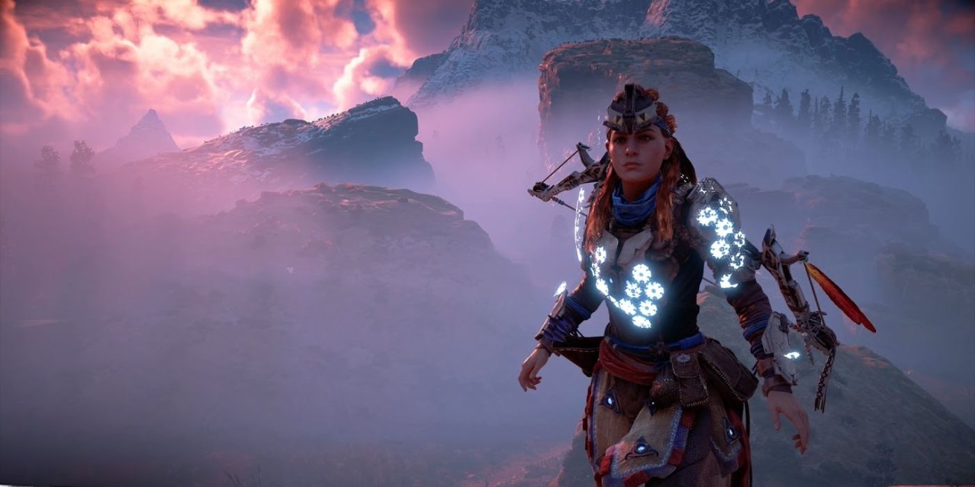 horizon zero dawn aloy in shield weaver armor