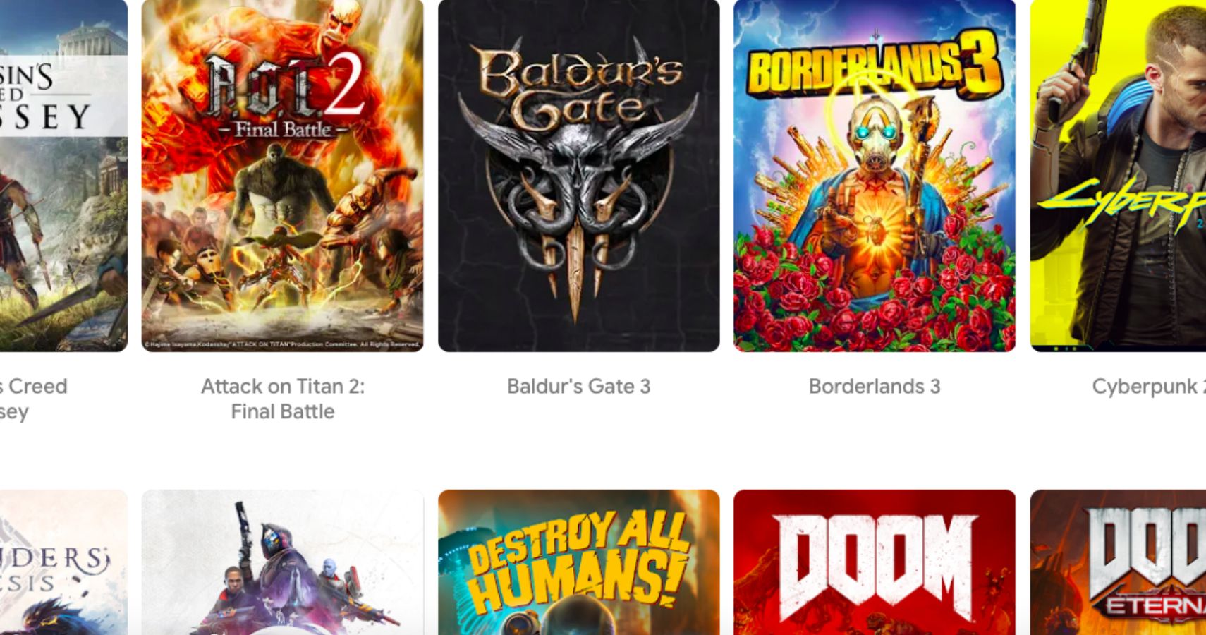 Stadia Games