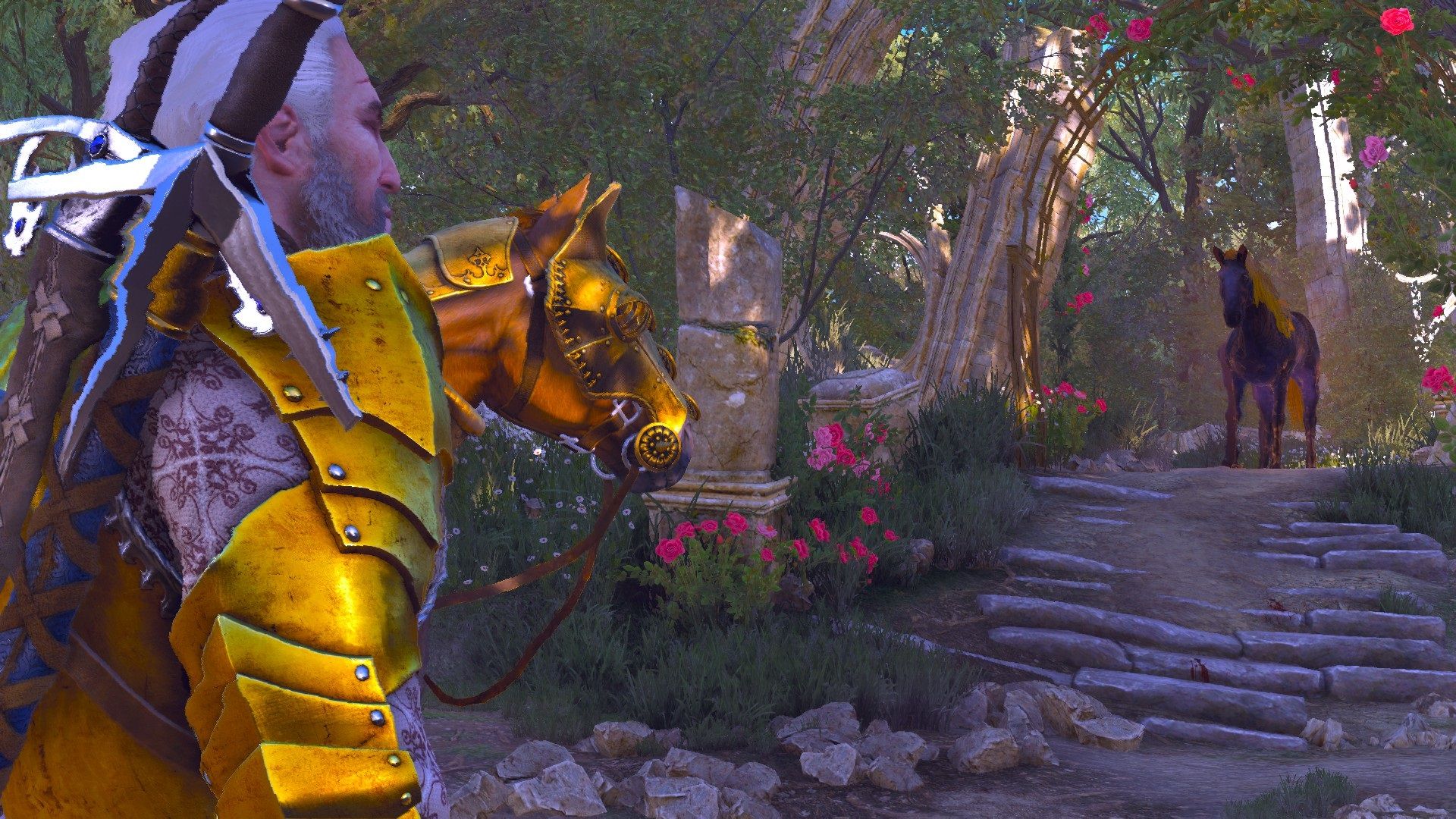 Tw3_Equine_Phantoms_Roach,_Geralt_and_Demon-horse