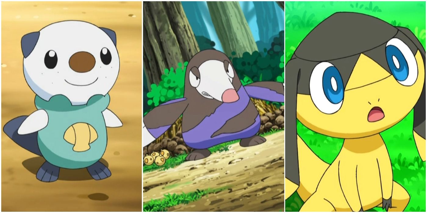 images of Water, Ground, and Electric Pokemon
