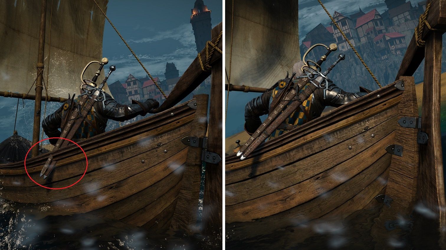 Witcher 3 visual glitch