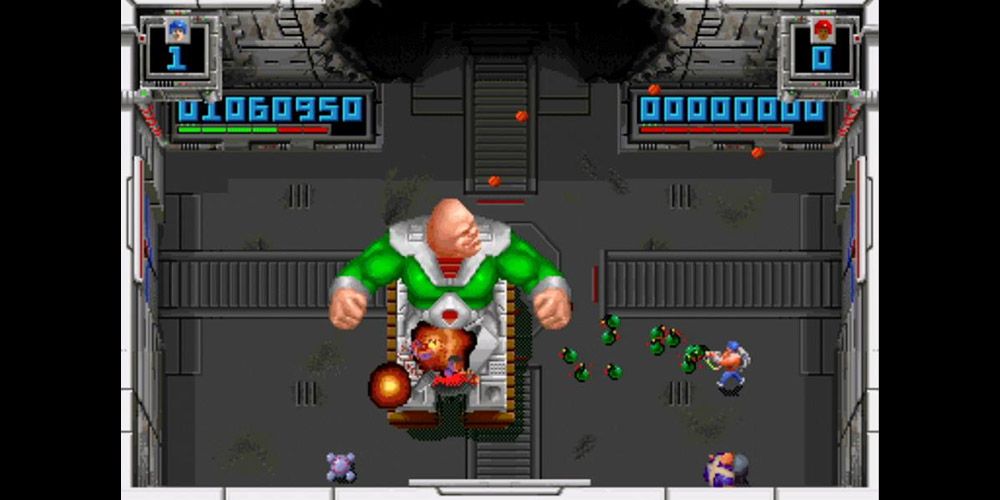 The first boss of Smash TV.