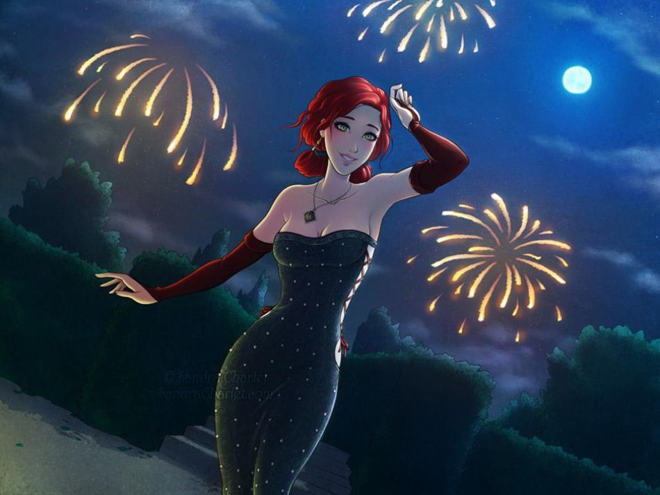 Disney Style Triss Fan Art