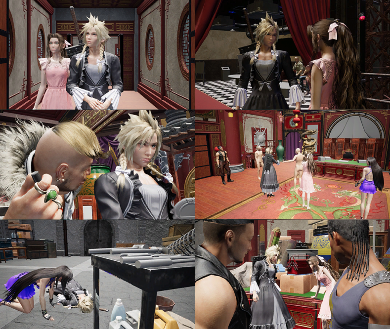 FF7 Remake Datamine Cloud Wall Market