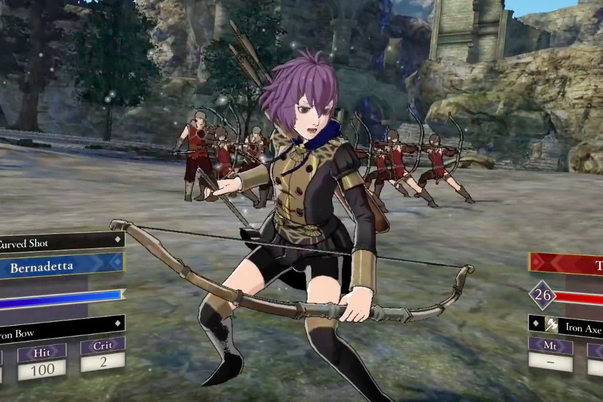 Fire Emblem Three Houses Bernadetta Battle