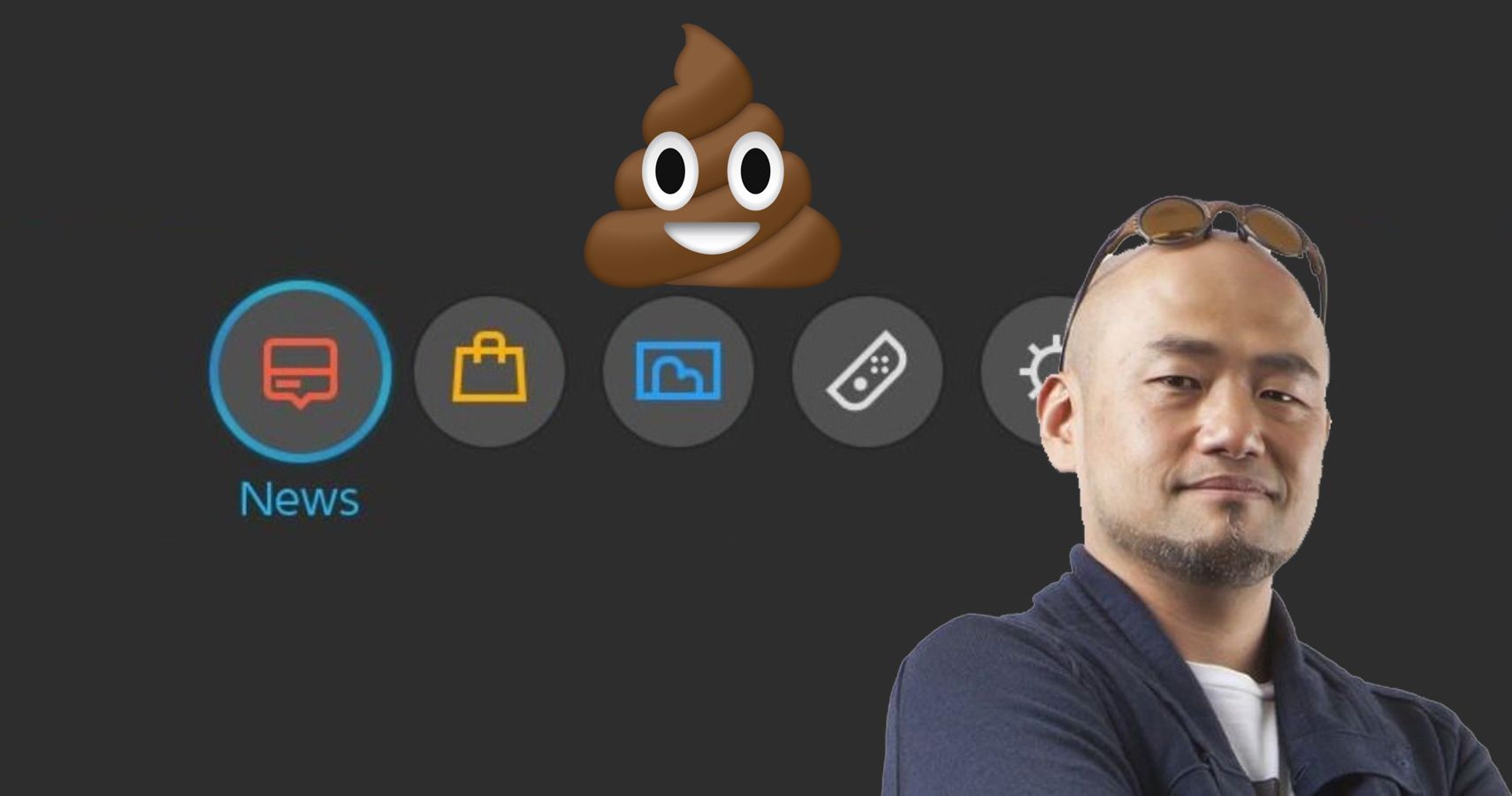 Kimeya Poop Nintendo Switch Cover