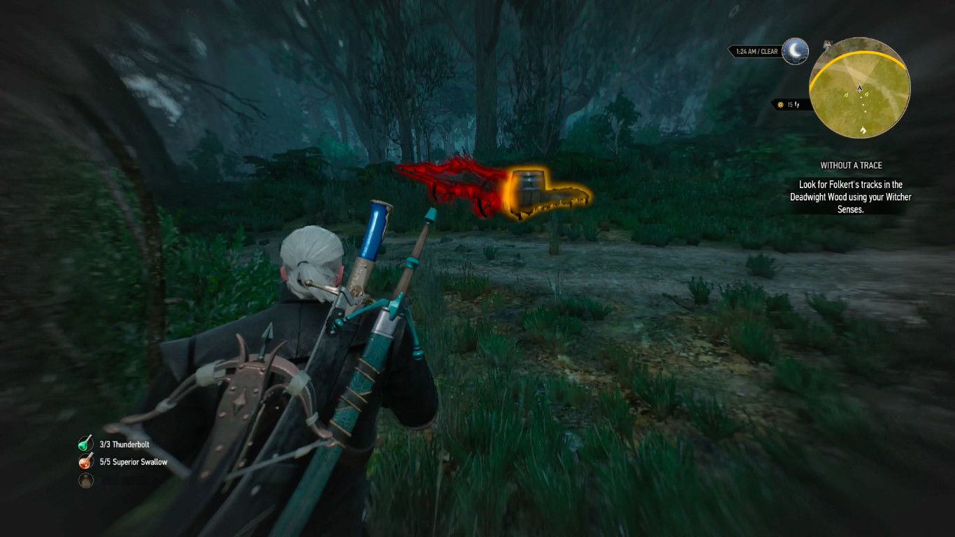 The-Witcher-3-witcher-senses-Geralt-gameplay-loot-track