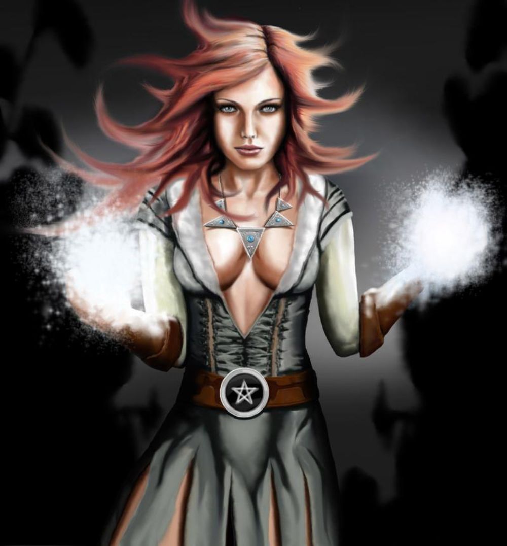 Triss White Hands Fan Art