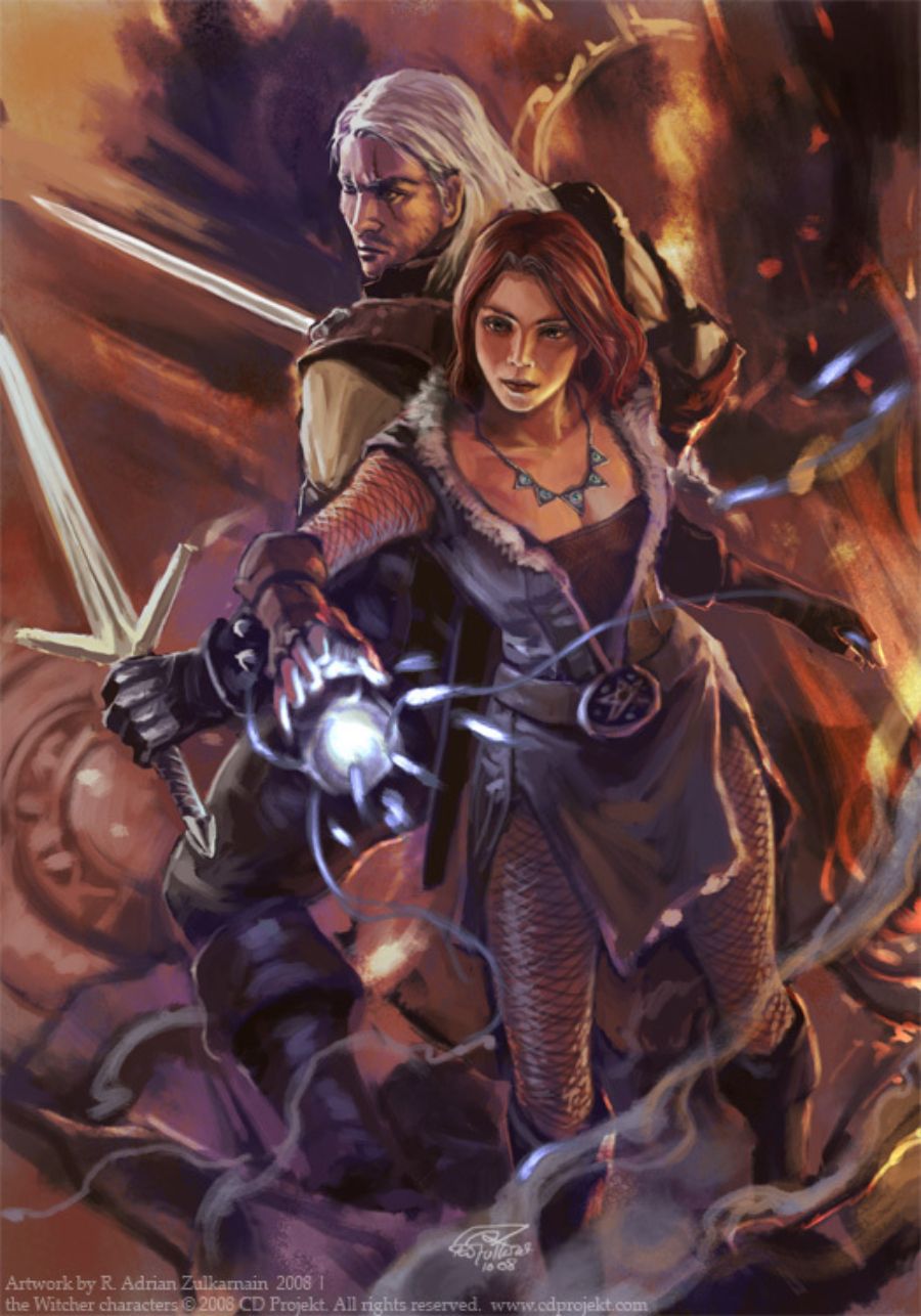 Triss and Geralt Fan Art