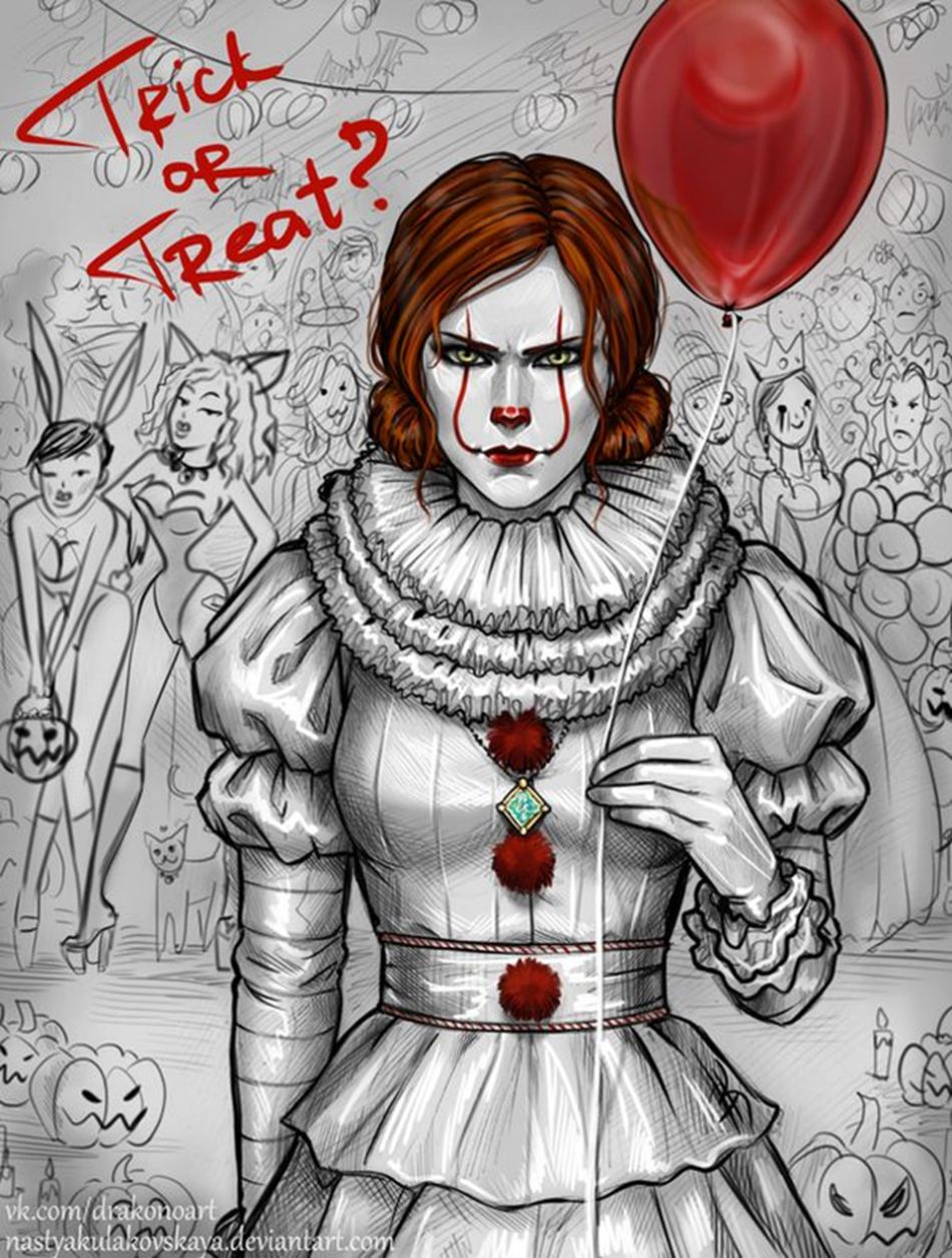 Triss as Pennywise Fan Art