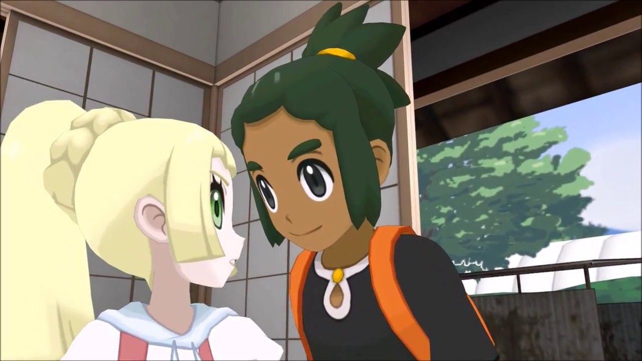 Pokemon Sun and Moon Hau and Lillie